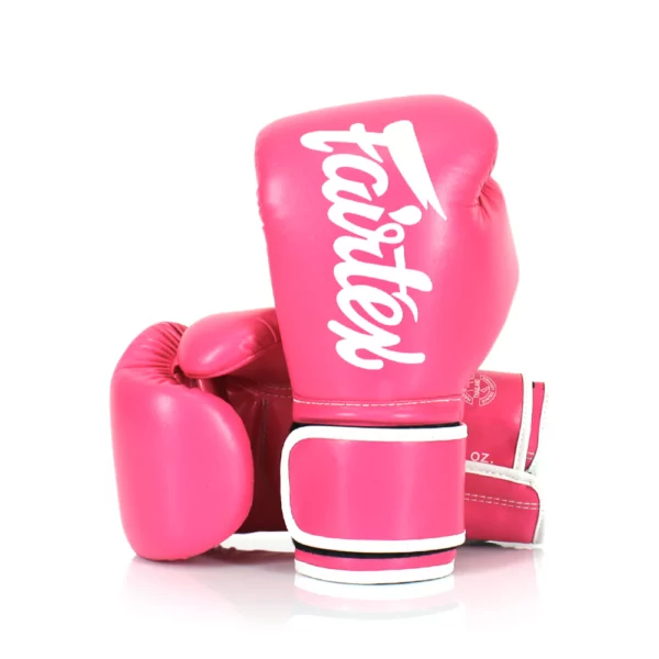 Gants de boxe Fairtex bgv14 rose blanc