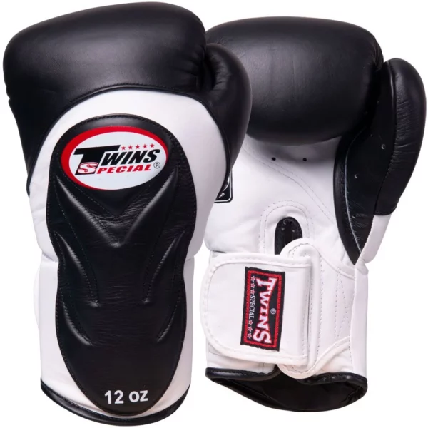 Gants de boxe Twins bgvl6 noir blanc