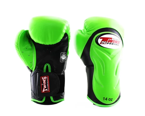 Gants de boxe Twins bgvl6 vert noir