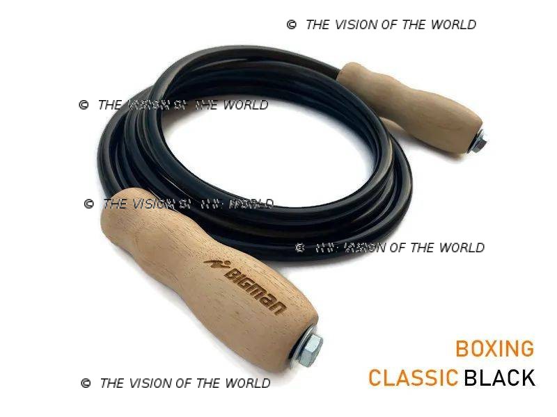 corde à sauter noir bigman une corde plus épaisse que les cordes standard voici les cordes utilisées dans les camps en thailande rien de mieux pour entretenir son cœur travailler son cardio avec ce type de corde