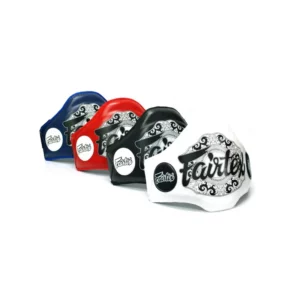 La ceinture de protection Fairtex BPV2 est idéale pour les entraînements intensifs. Fabriquée en cuir 100% et dotée de mousse à haute densité, elle offre une protection optimale contre les coups. Légère et ajustable, elle convient à tous les gabarits. Parfaite pour les boxeurs exigeants