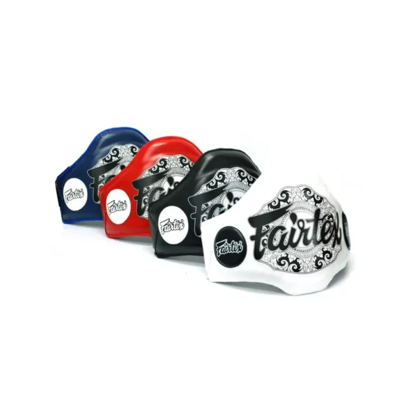 La ceinture de protection Fairtex BPV2 est idéale pour les entraînements intensifs. Fabriquée en cuir 100% et dotée de mousse à haute densité, elle offre une protection optimale contre les coups. Légère et ajustable, elle convient à tous les gabarits. Parfaite pour les boxeurs exigeants