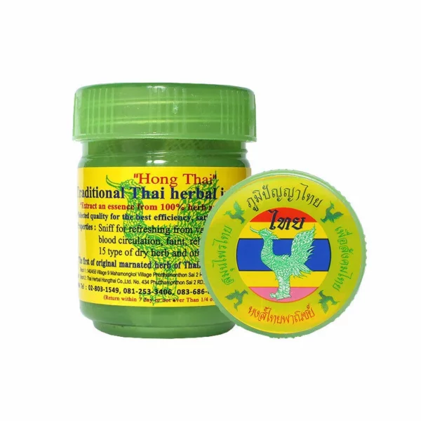 Découvrez Inhalateur Hong Thaï Herbal-1, votre solution naturelle pour dégager les voies respiratoires et soulager les sinus. Formulé avec des herbes thaïlandaises traditionnelles, cet inhalateur offre un soulagement rapide et efficace.