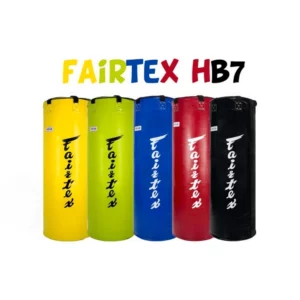 Sac de frappe Fairtex HB7, le monstre 2m10 de longueur, 140kg rempli, conçu pour vous donner un contact complet et un entraînement complet