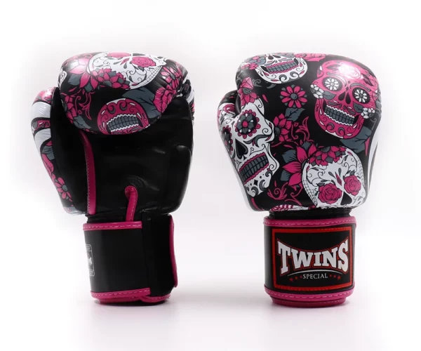 Gants Twins Skulls rose