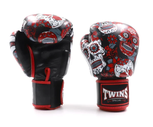 Gants de boxe twins rouge