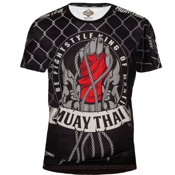 T-Shirt MuayThaÏ BTB boxe thai kickboxing mma K1 savate