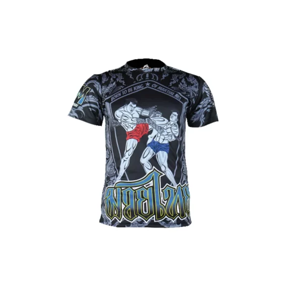 Découvrez le T-shirt Sublimation Muaythai SMT-6015, spécialement conçu pour les amateurs de Muaythai. Fabriqué avec des matériaux de haute qualité, ce T-shirt offre un confort inégalé et une durabilité exceptionnelle.