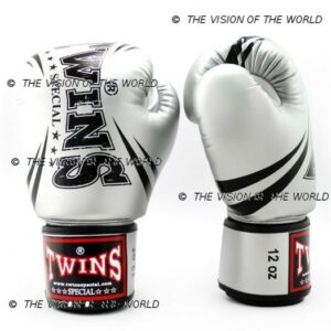 gants twins gris muay thai kick boxing mma boxe anglaise boxe thai boxe pieds-poings