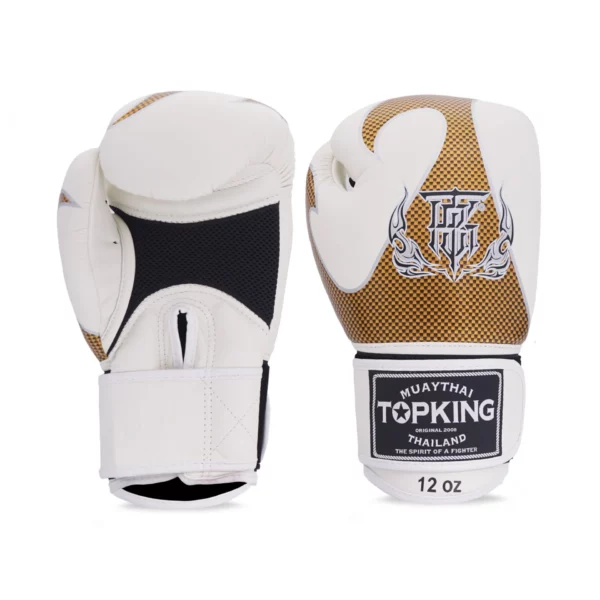 Gants TopKing Empower-Creativity cuir de vachette de qualité supérieure, une paire de gants parfait pour les entrainements les sparrings de mma muaythai, kickboxing