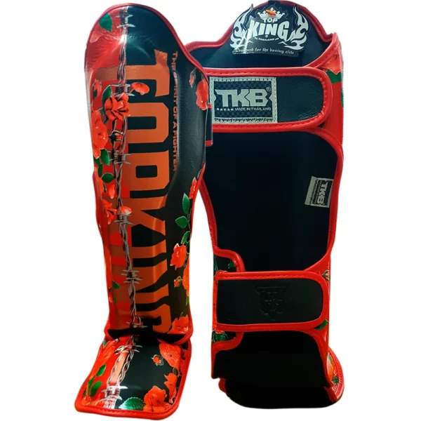 Protège-tibia topking rose pour vous mesdames pour un entrainement en beauté muaythai kickboxing mma K1 saute