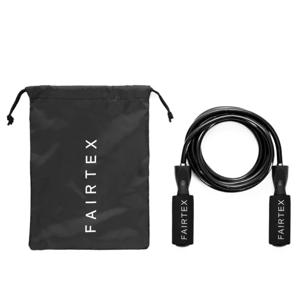 Améliorez vos performances d’entraînement avec la corde à sauter Fairtex , une corde à sauter de haute qualité conçue spécialement pour le Muay Thai. Cette corde à sauter est idéale pour les athlètes de tous niveaux, offrant une expérience de saut fluide et efficace grâce à son système de roulement à billes.