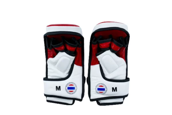 Gants mma Muaythai Mongkol sparring best gloves rouge back