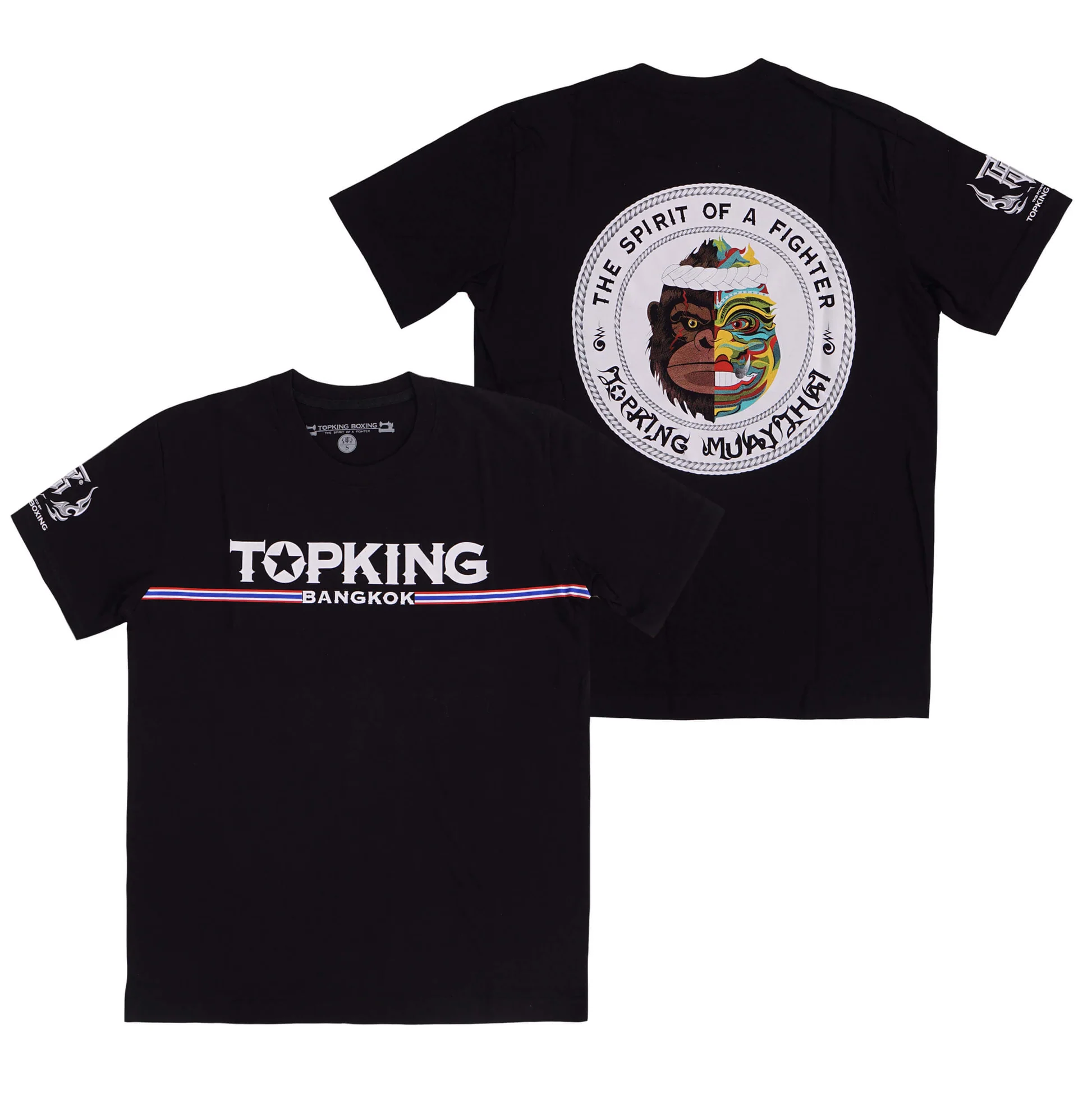 Découvrez le T-shirt noir Top King Bangkok, un choix parfait pour les amateurs de Muaythai et de sports de combat. Conçu avec des matériaux de haute qualité, ce T-shirt offre un confort exceptionnel et une durabilité remarquable