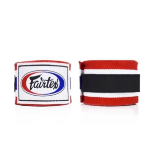 Bandes Fairtex Thai Couleurs, cette paire Fairtex de bandes extra longues (4,5 mètres). réduction des risques d’entorse et de fracture