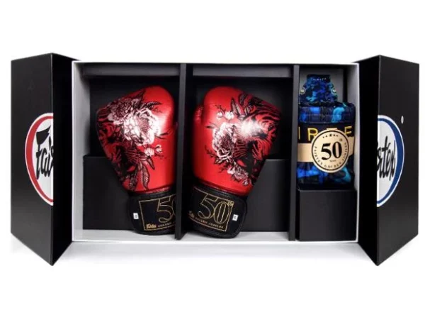 Set Fairtex Golden Jubilee boxe thai muay thai kick boxing Mma Boxe anglaise savate K1 un set spécialement pour les 50 ans de Fairtex