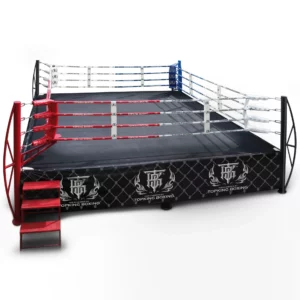 Découvrez le TOPKING Competition Boxing Ring, conçu pour offrir une expérience de boxe professionnelle inégalée. Fabriqué avec des matériaux de haute qualité, ce ring garantit une durabilité exceptionnelle et une sécurité optimale pour les boxeurs. Idéal pour les compétitions et les entraînements intensifs, il est équipé de cordes robustes et d’un tapis antidérapant pour prévenir les blessures.